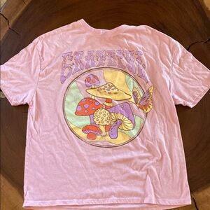 Grayson Threads Pink and Purple Short Sleeve Tee/ Oversized XS